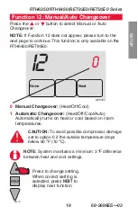 Preview for 21 page of Honeywell PROGRAMMABLE THERMOSTAT RTH6350 Instalation Gude