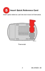 Предварительный просмотр 7 страницы Honeywell PROGRAMMABLE THERMOSTAT RTH6350 Quick Installation Manual