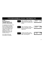 Preview for 19 page of Honeywell Programmable Thermostat Owner'S Manual