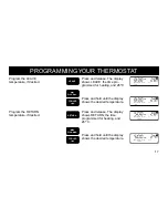 Preview for 21 page of Honeywell Programmable Thermostat Owner'S Manual