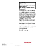 Предварительный просмотр 7 страницы Honeywell PX3 Series Installation Instructions Manual