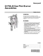 Honeywell Q179A Product Data preview