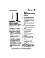 Honeywell QUIETSET HY-105 Series Owner'S Manual preview