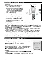 Предварительный просмотр 6 страницы Honeywell QUIETSET HY-254 Series Owner'S Manual