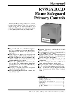 Preview for 1 page of Honeywell R7795A Manual