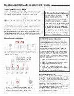 Preview for 3 page of Honeywell Rae Systems MeshGuard Deployment Manual