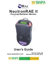 Предварительный просмотр 1 страницы Honeywell RAE Systems NeutronRAE II User Manual