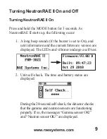 Предварительный просмотр 11 страницы Honeywell RAE Systems NeutronRAE II User Manual