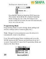 Предварительный просмотр 22 страницы Honeywell RAE Systems NeutronRAE II User Manual