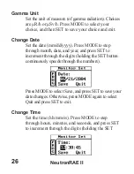 Предварительный просмотр 28 страницы Honeywell RAE Systems NeutronRAE II User Manual