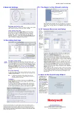 Предварительный просмотр 2 страницы Honeywell Rapid Eye Hybrid LT Setup Manual