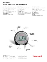 Preview for 2 page of Honeywell RC182WS - Atomic Clock With Indoor Thermometer Brochure