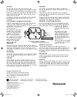 Предварительный просмотр 2 страницы Honeywell RCA Owner'S Manual