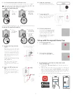 Preview for 4 page of Honeywell RCHT8610WF Product Data