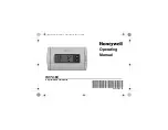 Preview for 1 page of Honeywell RCT8100 Operating Manual