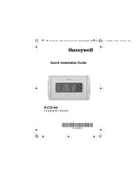 Honeywell RCT8100 Quick Installation Manual preview