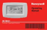 Honeywell RCT8101 Operating Manual preview