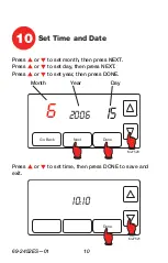 Предварительный просмотр 12 страницы Honeywell RCT8101 Quick Installation Manual