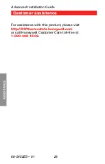 Предварительный просмотр 28 страницы Honeywell RCT8101 Quick Installation Manual