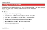 Preview for 4 page of Honeywell RCT8102A Series Operating Manual