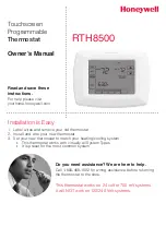 Preview for 1 page of Honeywell RCT8200 Owner'S Manual