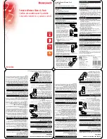 Honeywell RCWL100A User Manual preview