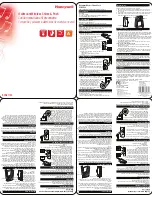 Honeywell RCWL110A User Manual preview