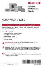 Honeywell RedLINK Installation Manual preview
