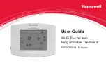 Preview for 1 page of Honeywell RET97B5D User Manual