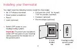 Предварительный просмотр 10 страницы Honeywell RET97B5D User Manual