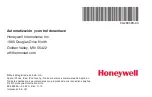 Предварительный просмотр 148 страницы Honeywell RET97B5D User Manual