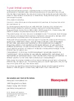 Preview for 20 page of Honeywell RET97C Series Owner'S Manual