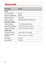 Preview for 16 page of Honeywell RK-MCU Product Instructions