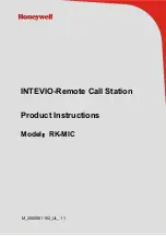 Honeywell RK-MIC Product Instructions preview