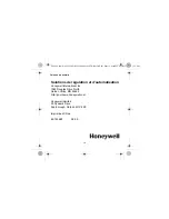 Preview for 36 page of Honeywell RLV430 Owner'S Manual