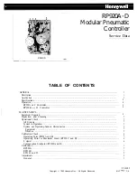 Preview for 1 page of Honeywell RP920A-D Service Data