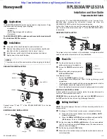 Предварительный просмотр 1 страницы Honeywell RPLS530A Installation And User Manual