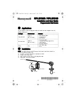 Предварительный просмотр 1 страницы Honeywell RPLS730B Installation And User Manual