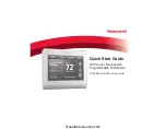 Honeywell RRTH9590WF Quick Start Manual preview