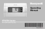 Honeywell RTH1100 series Operating Manual preview