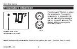 Preview for 10 page of Honeywell RTH1100 series Operating Manual