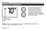 Предварительный просмотр 26 страницы Honeywell RTH1100 series Operating Manual