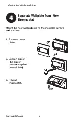 Preview for 6 page of Honeywell RTH1100 series Quick Installation Manual