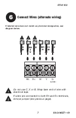 Preview for 9 page of Honeywell RTH1100 series Quick Installation Manual