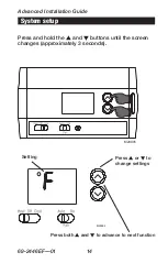 Preview for 16 page of Honeywell RTH1100 series Quick Installation Manual