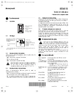 Preview for 3 page of Honeywell RTH111 series User Manual