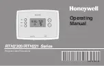 Honeywell RTH221 Series Operating Manual preview
