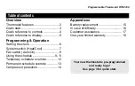 Preview for 3 page of Honeywell RTH2300 series Operating Manual