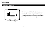 Предварительный просмотр 10 страницы Honeywell RTH2300 series Operating Manual