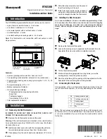 Preview for 1 page of Honeywell RTH230B - 5-2 Day Programmable Thermostat Installation And User Manual